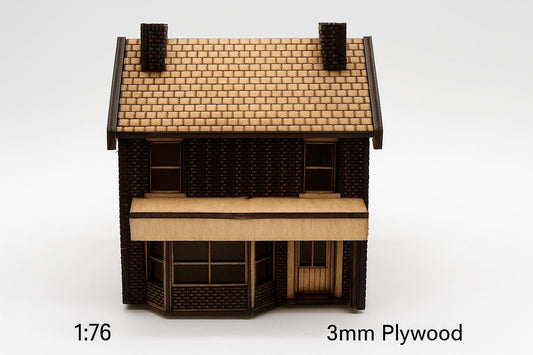 Model pub kit based on The Rovers Return – laser cut for railway scenes