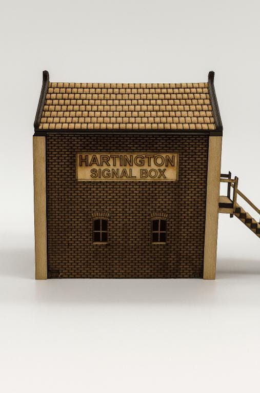 OO Gauge 1:76 Laser Cut Plywood Model Building Railway Layout Structure Kit Model Railway Scenery Accessories Railway Dioramas Layouts Build | Laser Cut Model Kit by ArcStrike Works