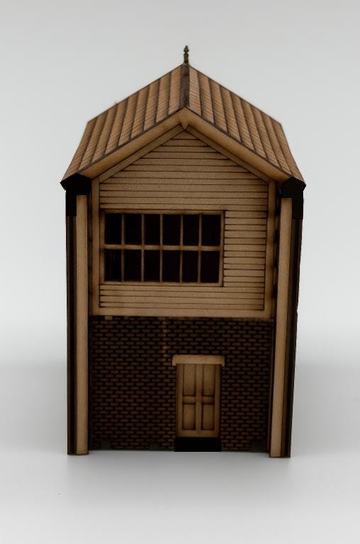 OO Gauge 1:76 Laser Cut Plywood Model Building Railway Layout Structure Kit Model Railway Scenery Accessories Railway Dioramas Layouts Build | Laser Cut Model Kit by ArcStrike Works